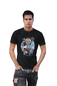 Candy machine -round crew neck cotton tshirts for men