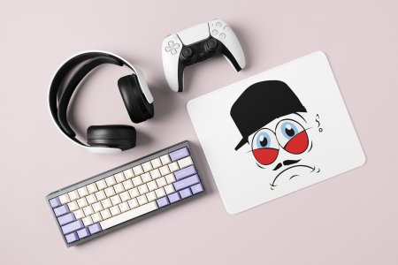 Charlie Chaplin Emoji- Emoji Printed Mousepad For Emoji Lovers