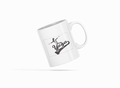 Yoga Text - Printed Coffee Mugs For Yoga Lovers