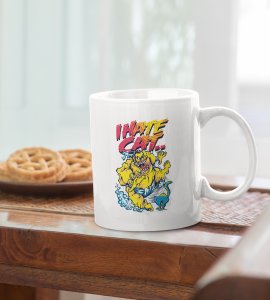 I Hate Cat-Printed Coffee Mugs