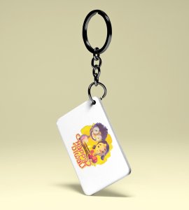 Sibling Love Diwali Keychain - Happy Diwali, Brother & Sister Bond(Pack Of 2)