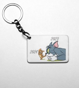 No More 2023, New Year Printed Key-Chain