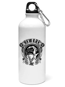 Beware - Sipper bottle of illustration designs