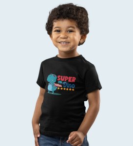 SuperoHero Dino, Boys Printed Crew Neck T-Shirt