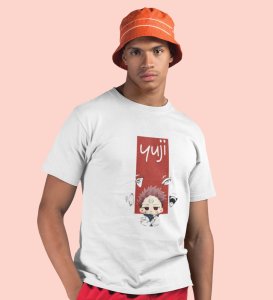 Notorious Itadori Cotton White Tshirt For Mens and Boys